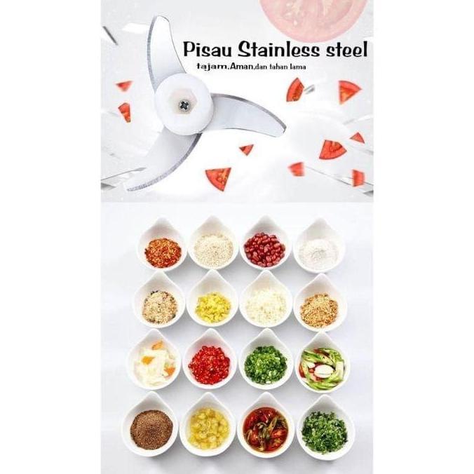 Allthebest- Blender Tarik Manual SPEEDY CHOPPER Tanpa Listrik Alat Blender Tangan Penghancur Bumbu