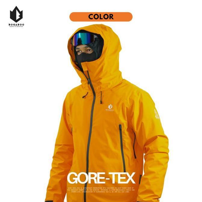BOGABOO JACKET GORETEX 3 LAYER GAMMA WATERPROOF Pria Wanita outdoor