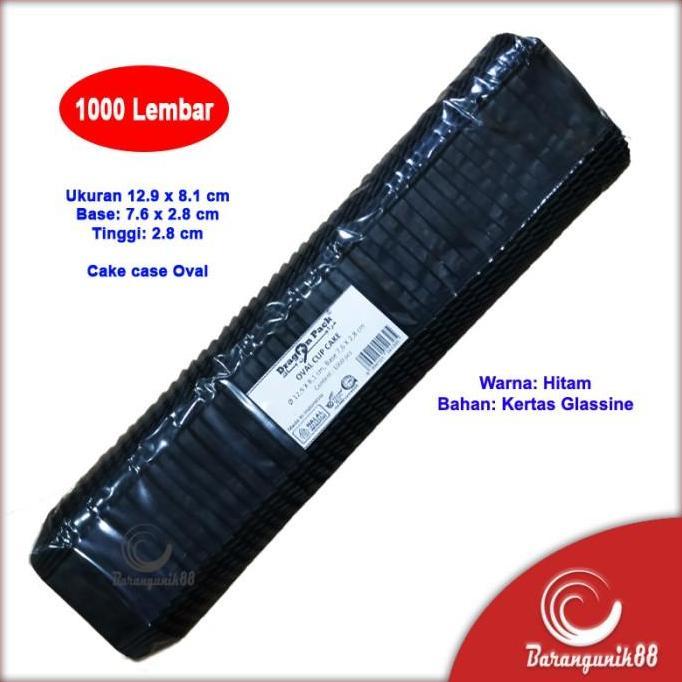 Kertas Bolu Kukus Oval 129mm 1000 Lembar Risol Cake Case Cup Cake