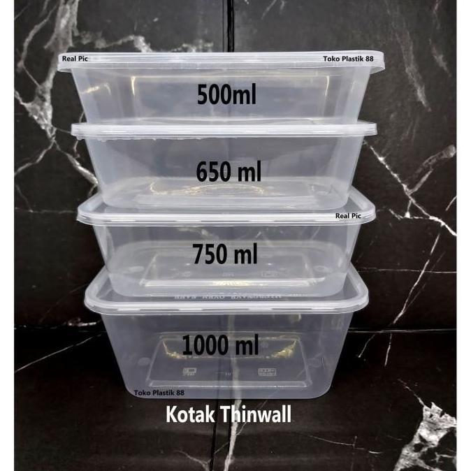 Food Container/Kotak/Box Makanan/Wadah Plastik 1000ml