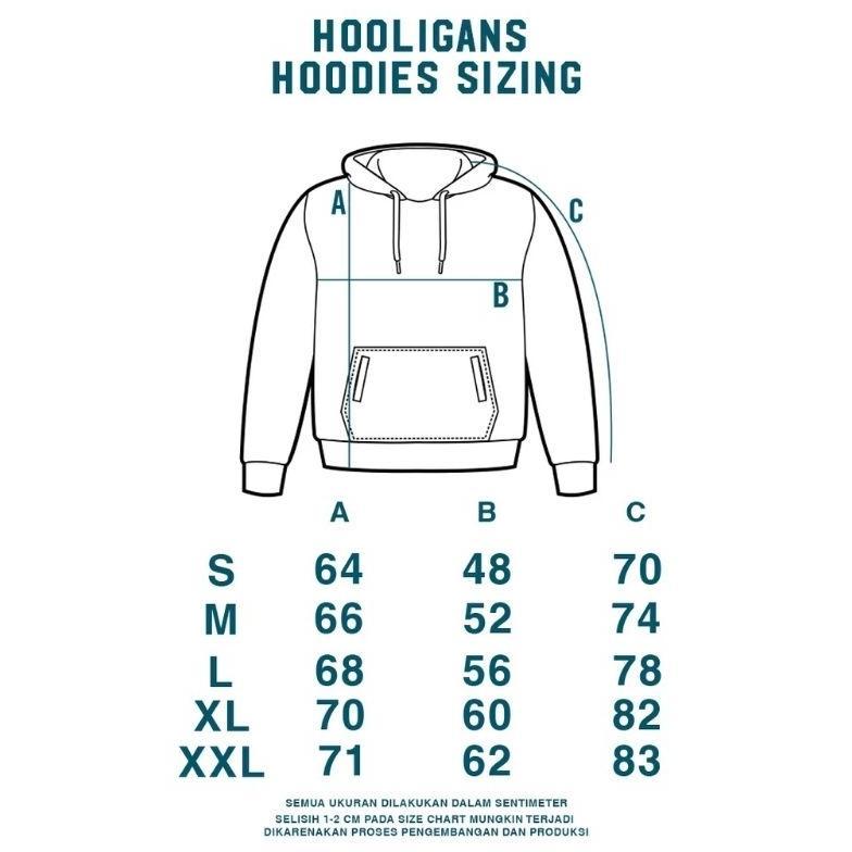 hot deals hooligans hoodie bold linea - black | original