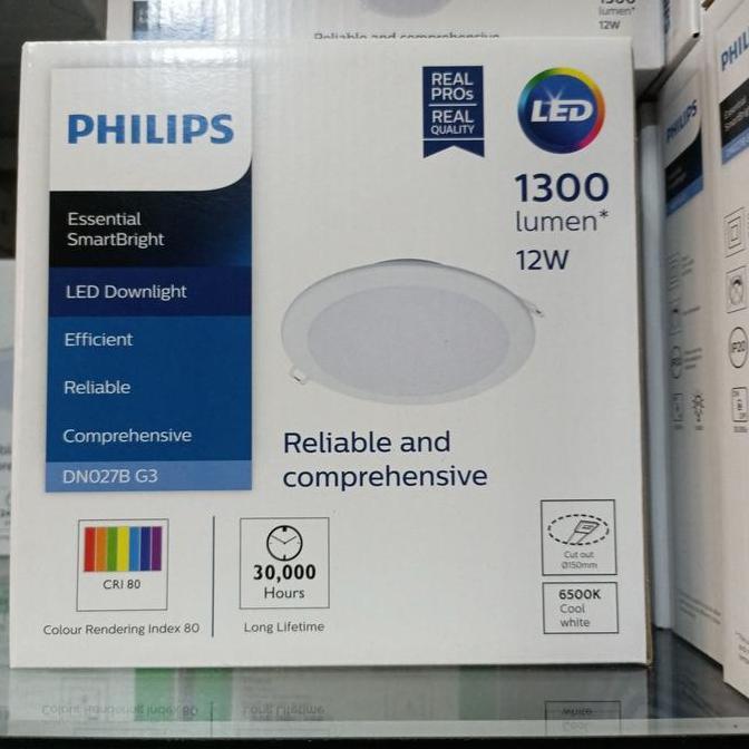 DOWNLIGHT LED PHILIPS DN027B G2 14W 6" 6500K SMARTBRIGHT G2