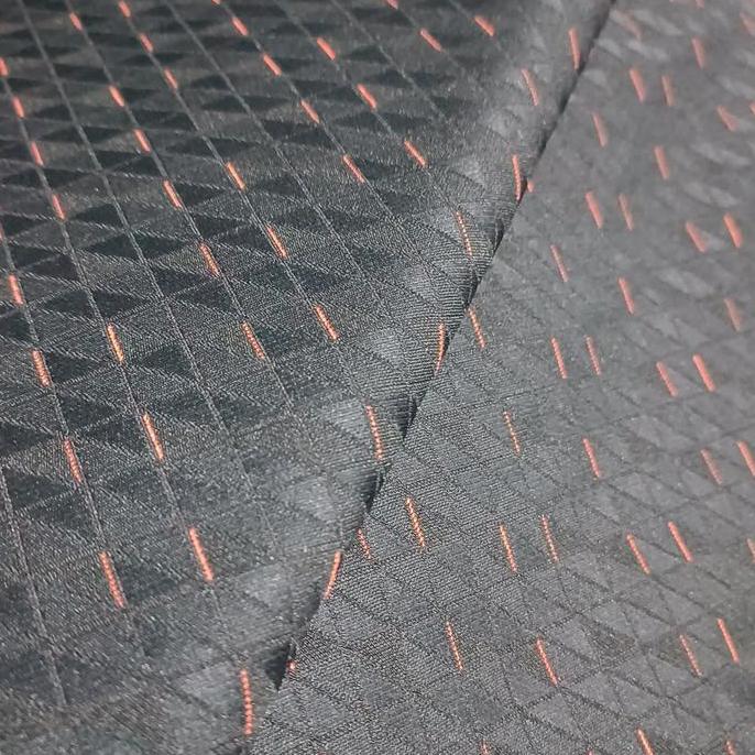 Kain Jok Mobil Brio RS original 2017 - 2019 Hitam Orange