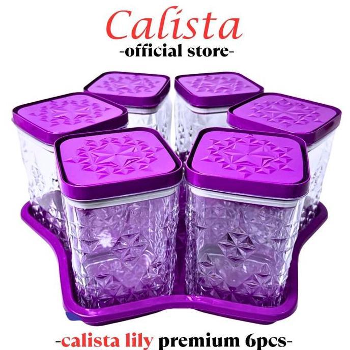 toples set Calista isi 6 + nampan