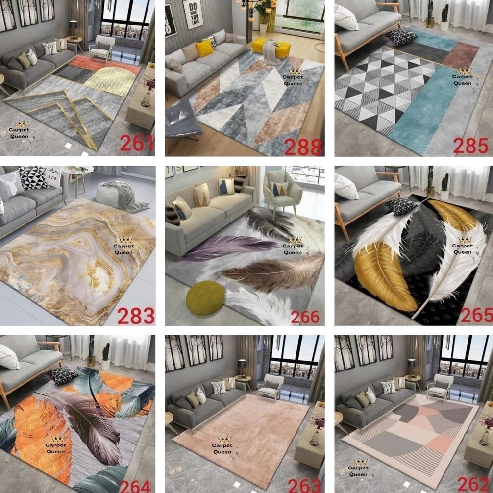 Karpet Lantai Eropa Polyester Premium 200x270