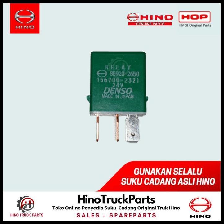 TERLARIS RELAY HINO 500 LOHAN TI 85920-2650 ASLI GENUINE 
