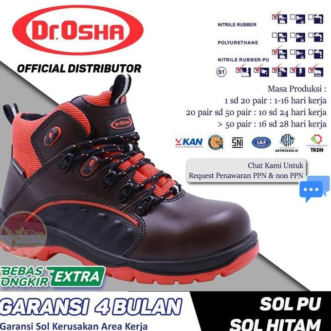 Dr.Osha Pristine Ankle Boot 3272 S1 Comp Toe Cap - Sol PU