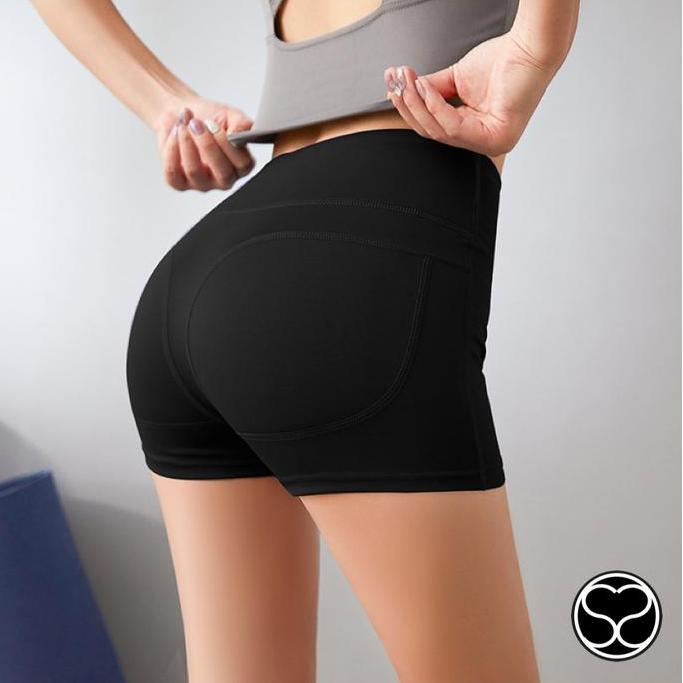 SecondShape - Short Biker Pants Celana Inner Short Olahraga Lari Gym