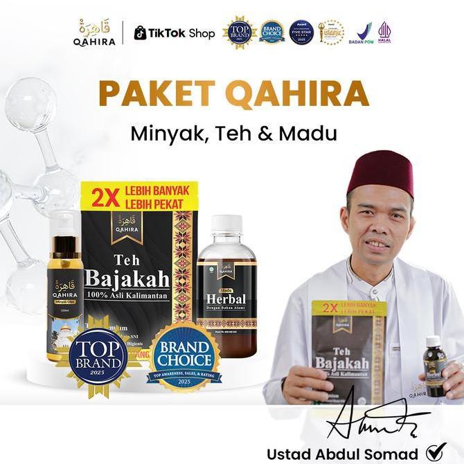 Girlcare- Promo Qahira-Paket Hemat Dan Best Seller-Minyak, Teh Dan Madu Bajakah Premium Untuk Kempes