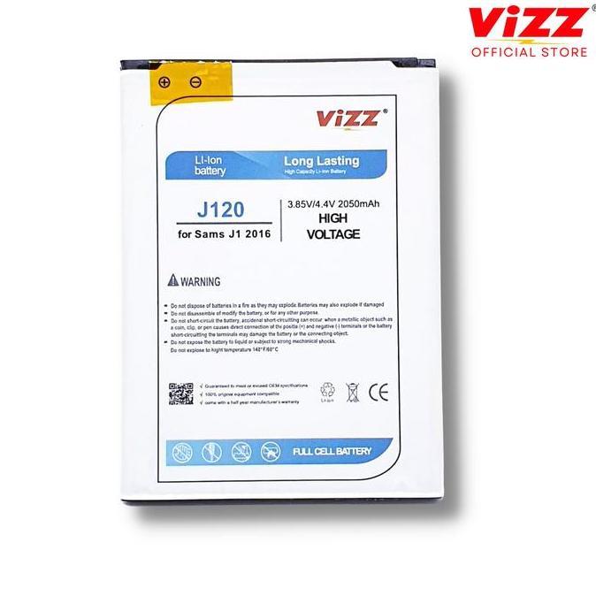 Nickboy- Vizz Baterai Double Power Samsung Galaxy J1 2016 Original