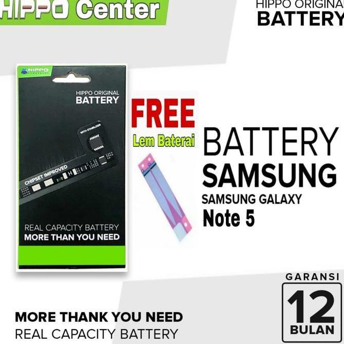 Nickboy- Baterai Hippo Compatible With Samsung Galaxy Note 5 Note5 3000 Mah - N920