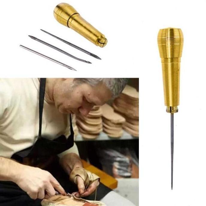 JFactory Set Jarum Jahit Kulit & Sol Sepatu Alat Jahit Sepatu Leather Canvas Lengkap [terbaik]