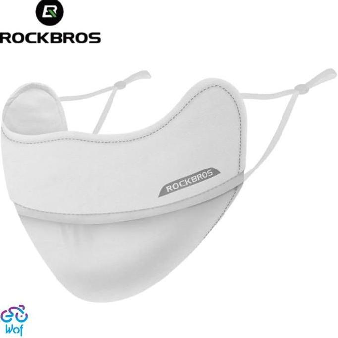 _dandirst - rockbros ice silk face cover masker washable breathable protection kz