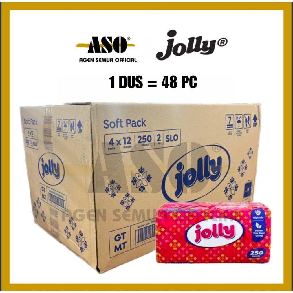 [RDY] DUS Tisu Tissue Jolly 250 Sheet DUS ( ISI 48 )