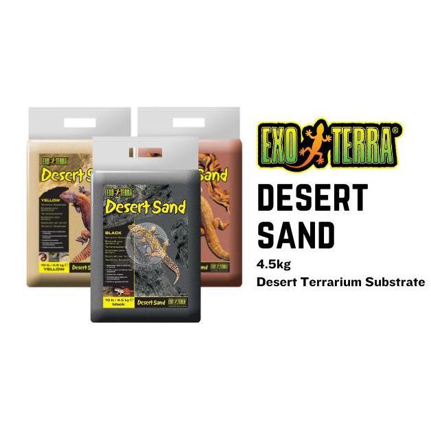 BEBAS ONGKIR - Exoterra Desert Sand 4.5kg - Alas Reptil Bearded Dragon Kadal Gecko Pasir Gurun Padan