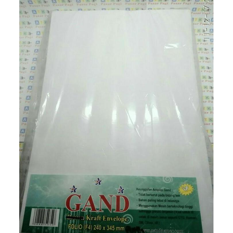 Amplop Folio Putih +Seal