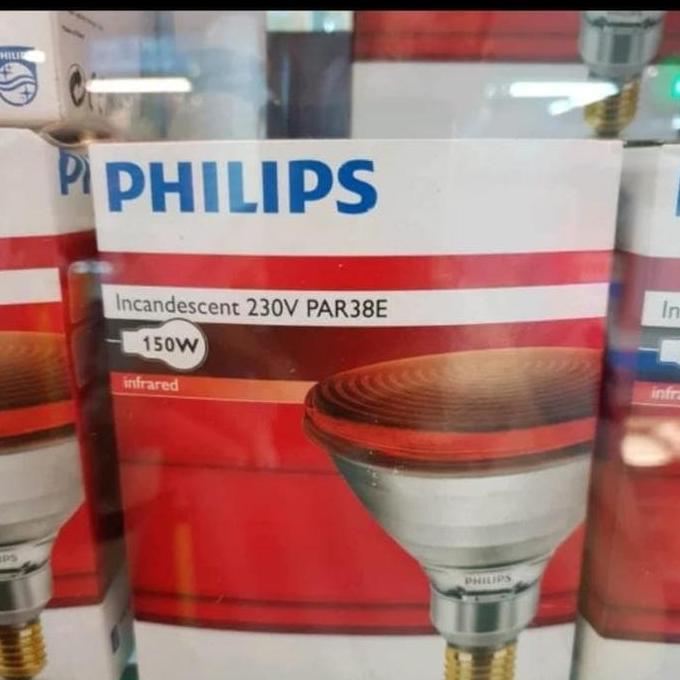 Medkit- Lampu Infra Red/Bohlam Fisioterapi Philips 150 W/150W/150 Watt