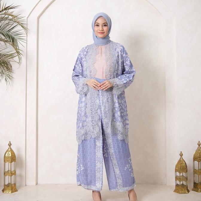 Wkwkwk- Arumi One Set Outer Batik Viscose Wanita (Outer & Celana)