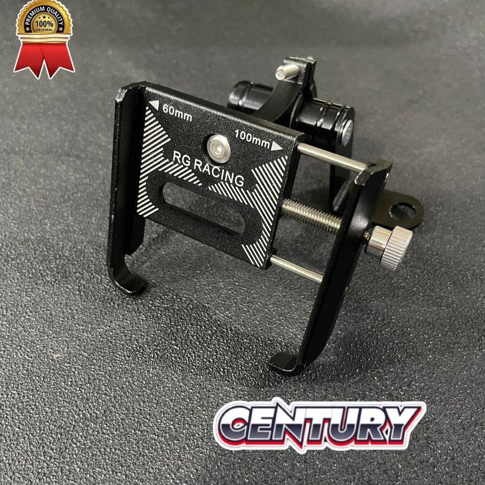 PREMIUM HOLDER PHONE HOLDER HP SEPEDA MOTOR ALUMUNIUM ALLOY TEMPAT HP DUDUKAN HP SEPEDA MOTOR HOLDER