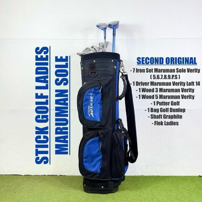 Stick Golf Ladies Maruman Sole Shaft aphite Flek Ladies Orinal Fullset Bag Golf