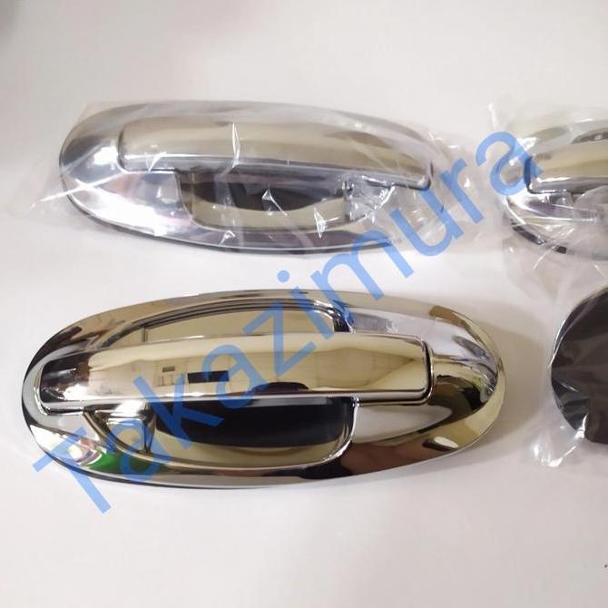 Promo Gagang Pintu Handle Outer Chrome Model KOREA Mobil Avanza Xenia Lama 2004 2005 2006 2007 2008 