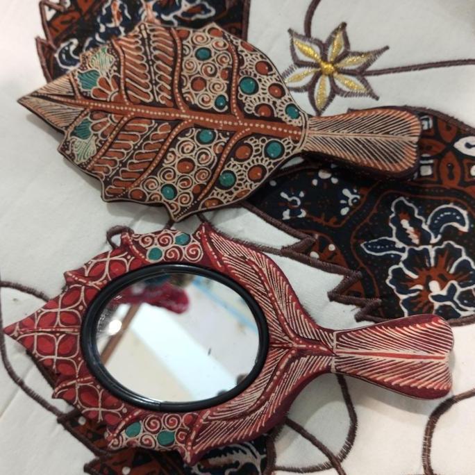 FYP CERMIN BATIK MODEL DAUN GIFT INDONESIA EXCLUSIVE *