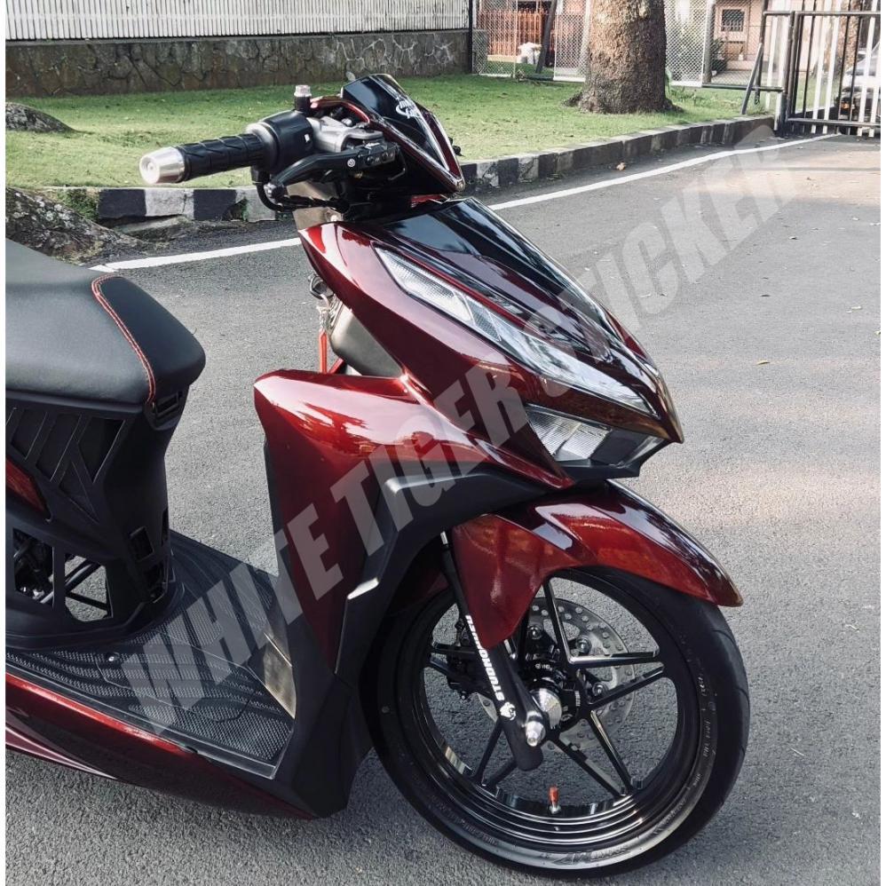 murah skotlet stiker motor dark red metalik candy skotlet merah tua metalik candy scotlite dark red 