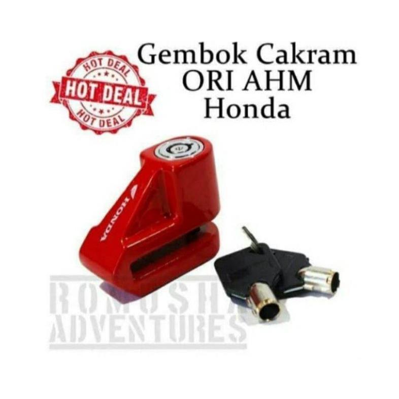 Termurah Gembok Sepeda Motor Ahm Gembok Cakram Sepeda Motor Ahm Gembok Sepeda