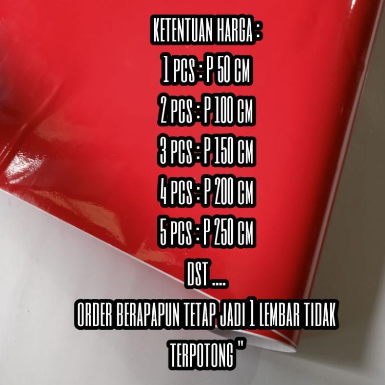ready stock stiker merah glossy stiker motor skotlet merah glossy sticker scotlite merah doff scotli