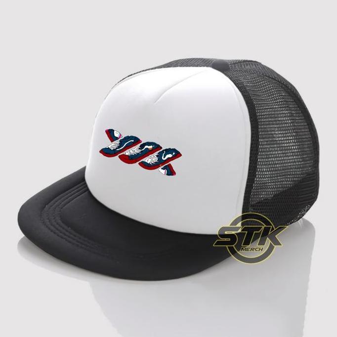 DE159 >> Topi Art Shoes - Wdzg / Topi Snapback Trucker / Snapback Hat Trucker / Topi Jaring Distro /