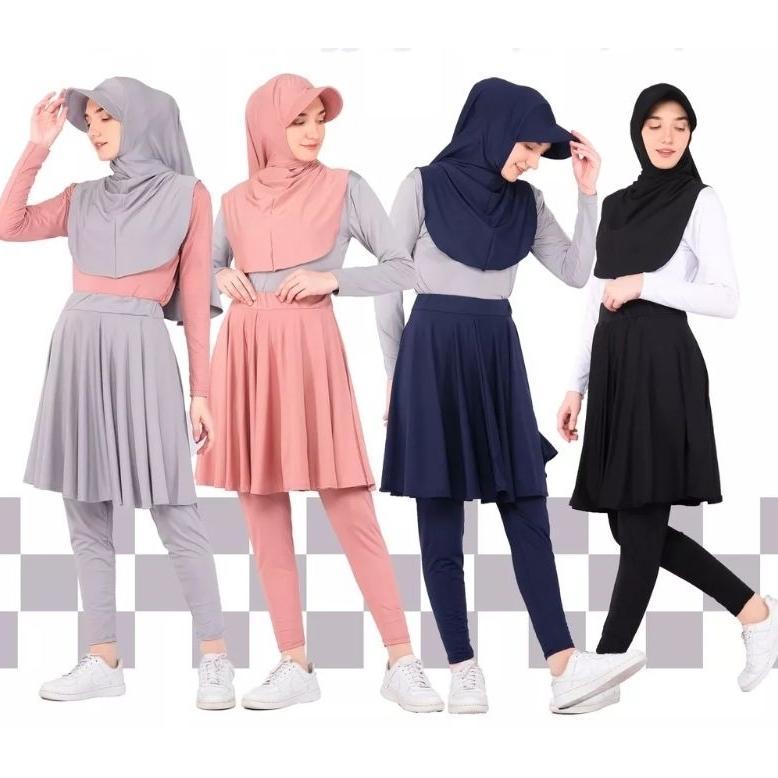 HOT LEGING ROK OLAHRAGA WANITA LEGING ROK SENAM JUMBO