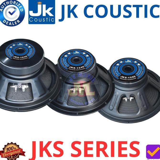Jk Coustic Jks-1030/Jks-1240/Jks-1550 Component Speaker 10" 12" 15" Speaker Komponen Restock