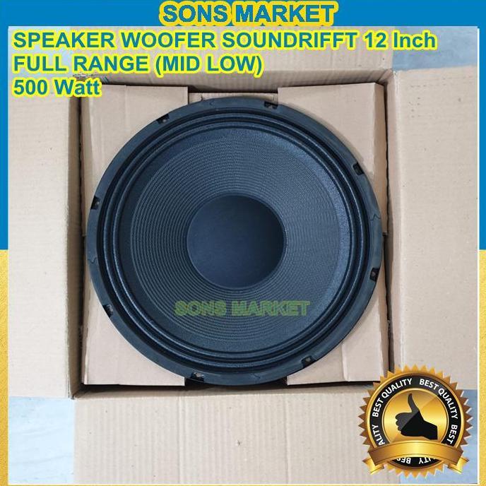 Speaker Woofer Komponen Soundrifft Sd 1250 12In 12 Inch 500 Watt 12Inch Full Range Sd1250 Restock