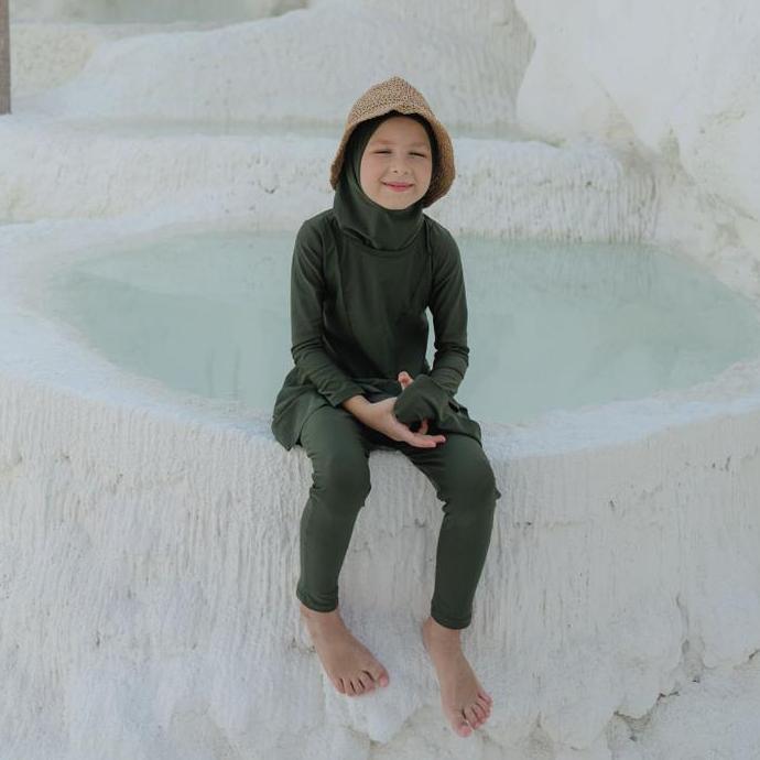 Lee Vierra Layla Burqini Kids, Baju Renang Muslim Anak