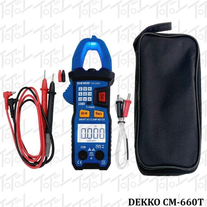Dekko CM-660T Dital Smart AC Clamp Meter True RMS 600A AC / Dekko CM660T
