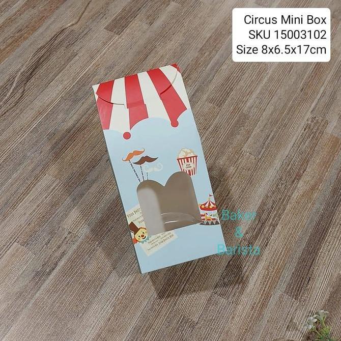=====] Circus Mini Box / Mini Box For Gift Candy Permen / Gift Box Aesthetic / Mini cookies box cant