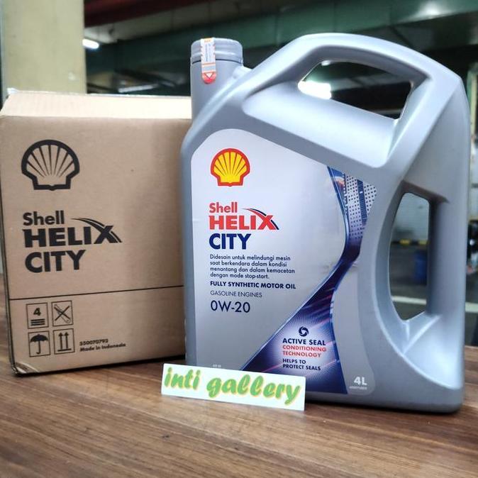 Oli Mesin 0W-20 Shell Helix City Full Synthetic Original