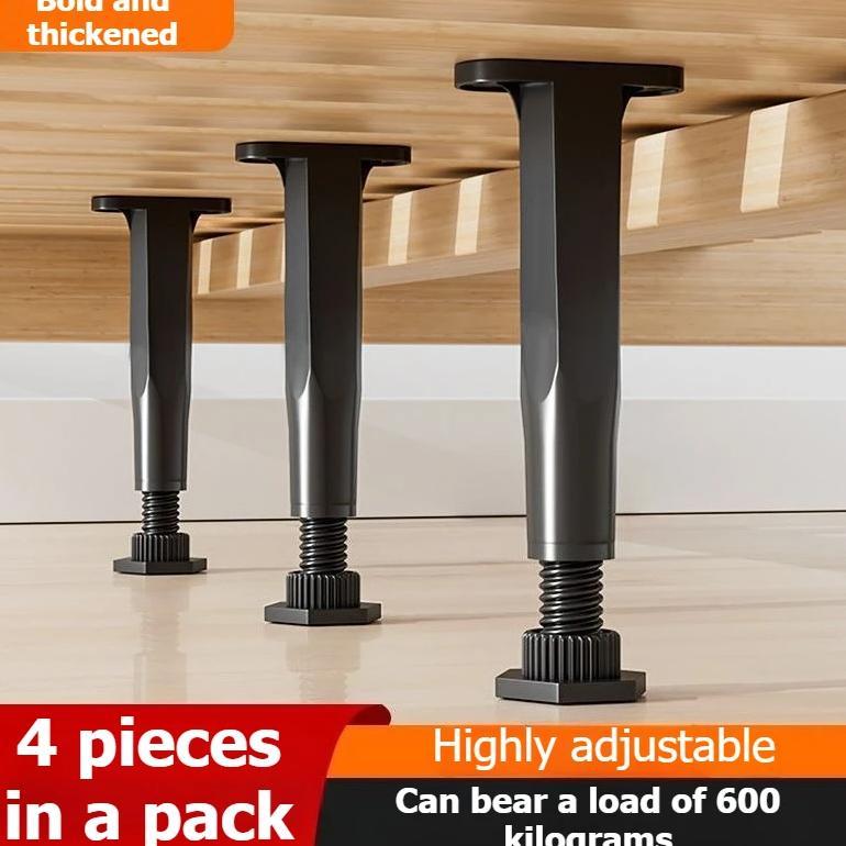 Plastic adjustable bed legs furniture with spiral bed feet cabinet feet adjustable supporting legs f