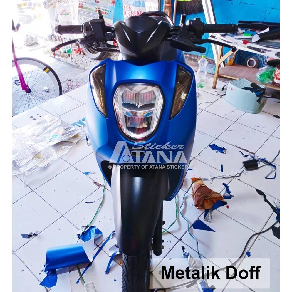 SUPER DEAL SKOTLET BIRU METALIK DOFF GLOSSY SCOTLET DOP GLOSS METALLIC SATIN STIKER CANDY PAINT DECA