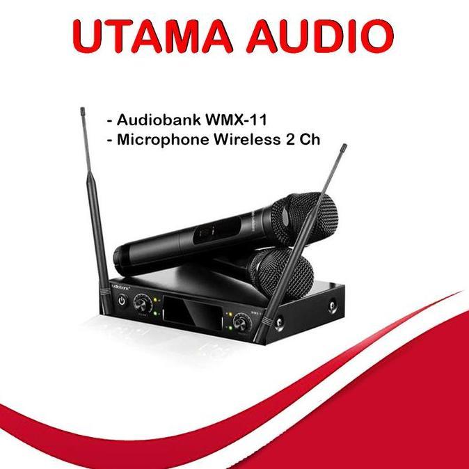 Audiobank Wmx-11 / Wmx11 Mic Wireless Karaoke Harga Spesial