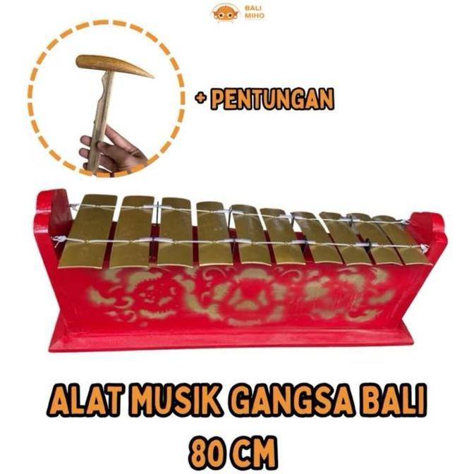 ,,,,,,,] Alat Musik Gangsa Bali 80 cm - Gangsa - Gamelan Bali - Gamelan tradisional - Alat Musik Puk