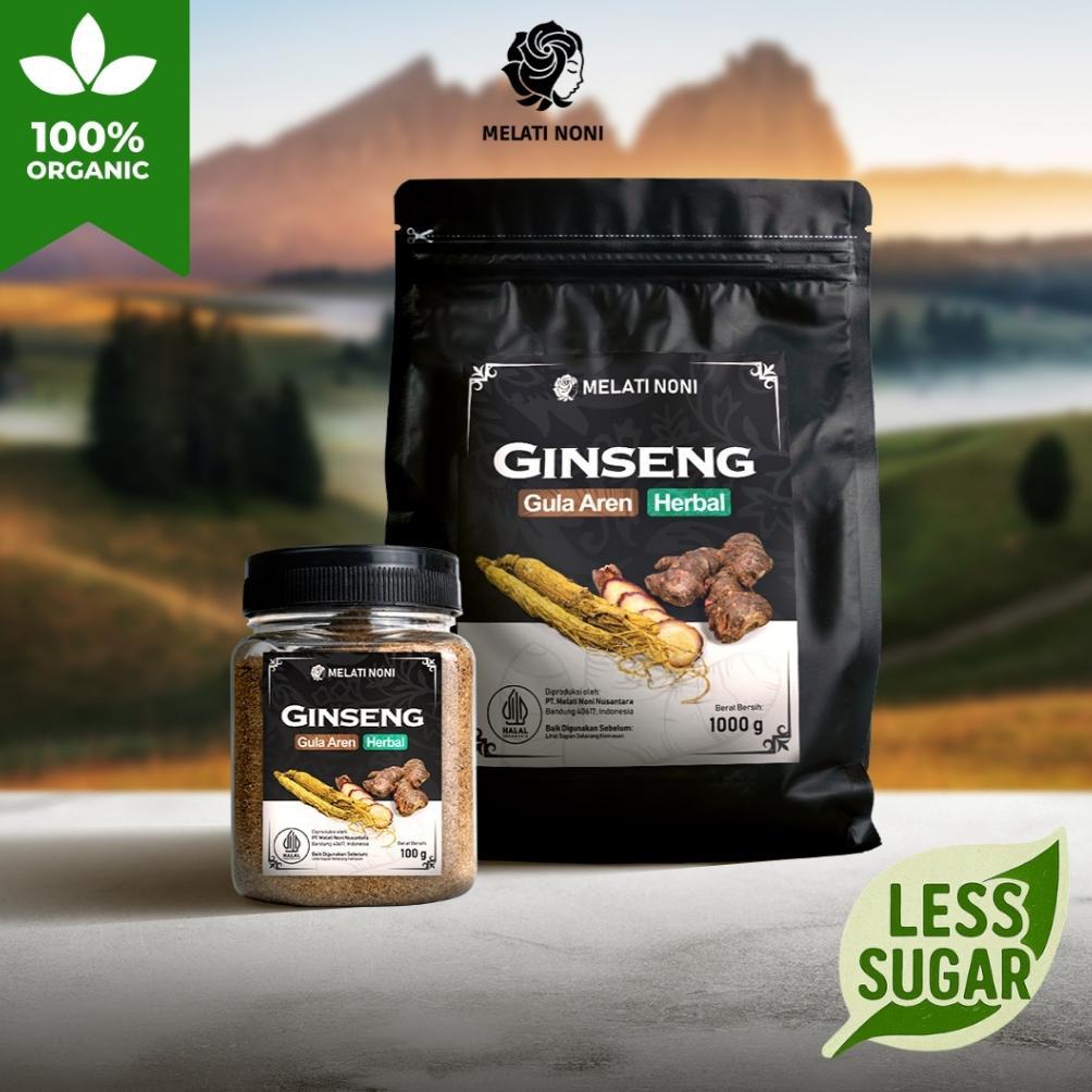 Ginseng Purwaceng Jahe Merah Gula Aren Bubuk Murni Tradisional