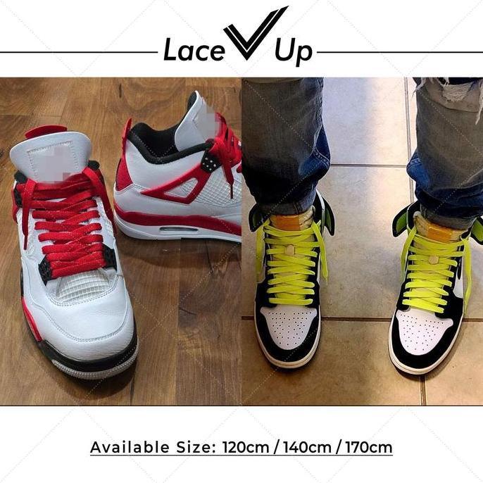 Tali Sepatu Flat 8mm Basic Color 3 (AJ, AF, Dunk)