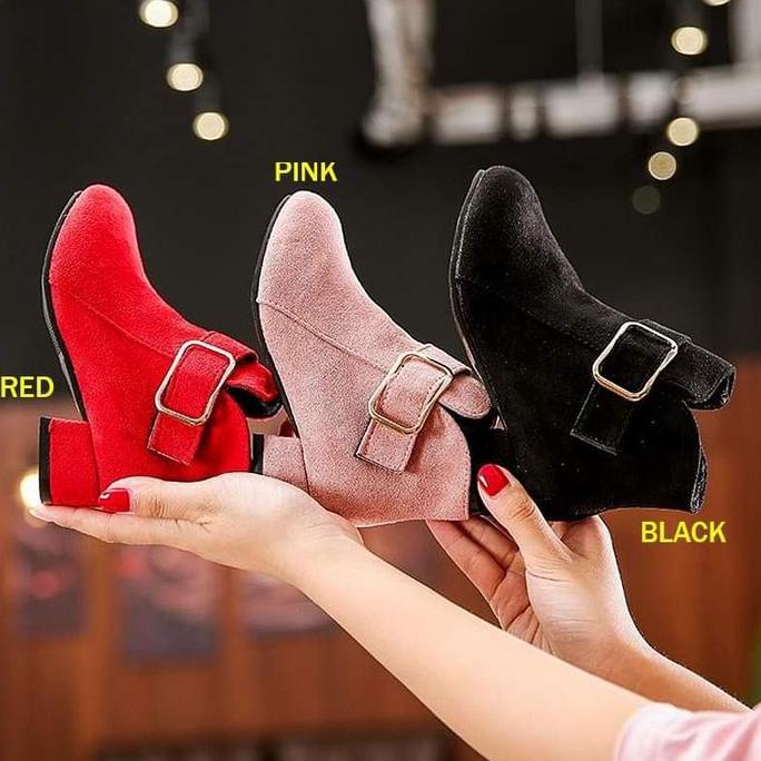Sepatu Boot HIGH HEELS Anak Perempuan Mexican BS
