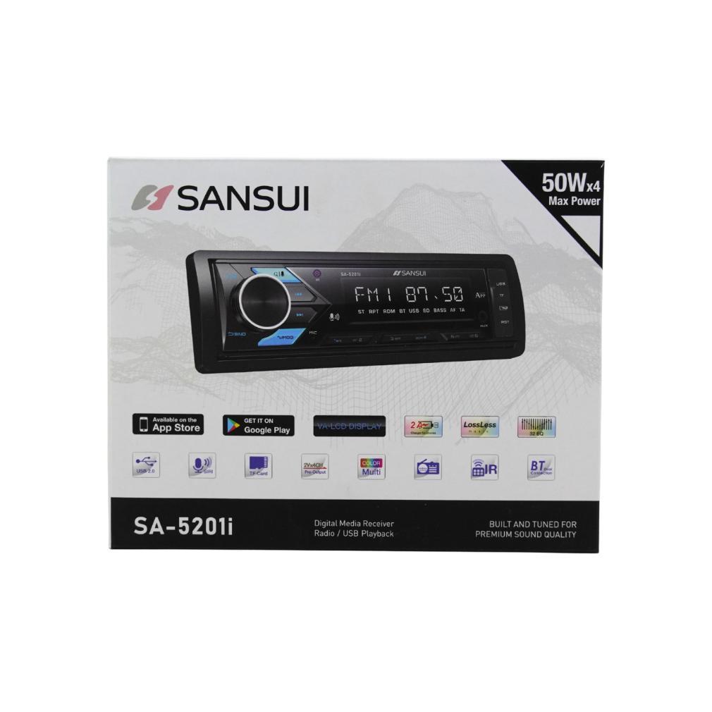 Sansui Sa-5201I Deckless Mp3 Headunit Single Din Audio Mobil