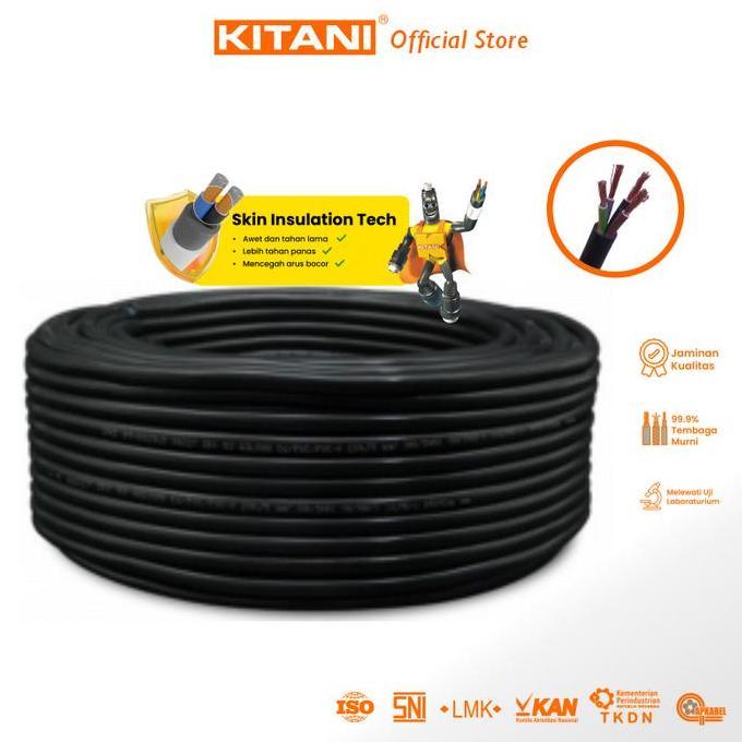 KITANI - NYMHY 40.75 mm - 100 Meter - Kabel Listrik Tembaga Serabut