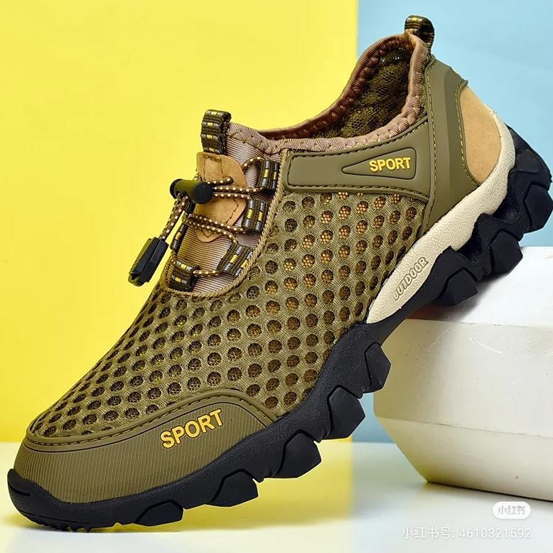 NEW Sepatu ANTI AIR Outdoor Pria Wanita Karet Anti Jebol Hiking 011 Sneakers 2025 Cowok Kerja Hiking