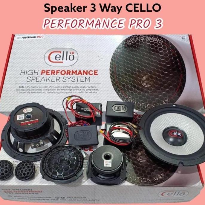 Promo SPEAKER SPLIT 3 WAY CELLO PERFORMANCE 3 Diskon