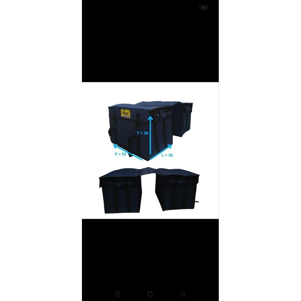 paket hemat tas kurir motor farel anti air kapasitas besar