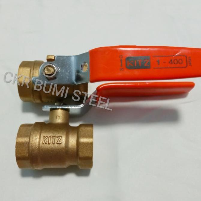 Lancaraja- Ball Valve 1" Inch Kuningan / Stop Kran 1" Inch Kuningan